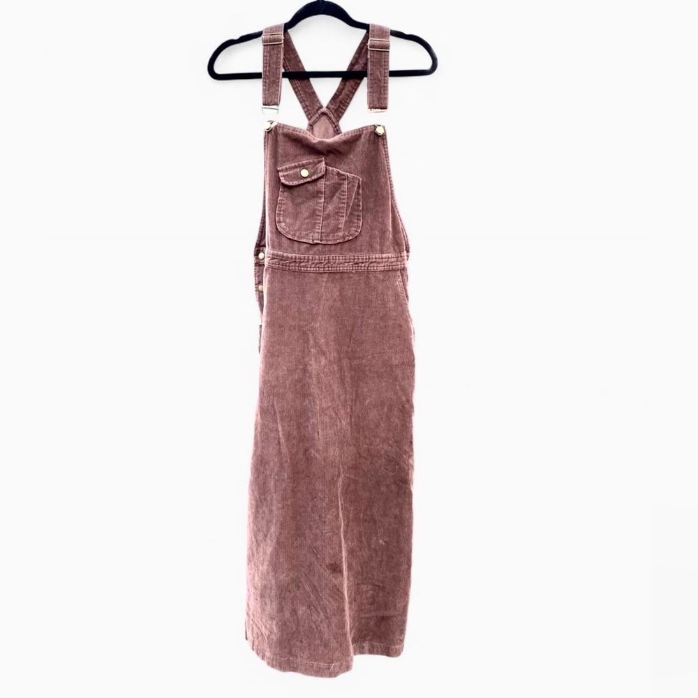 1997 Rare Vintage Mini Corduroy Overall Maxi Dress! 🤎